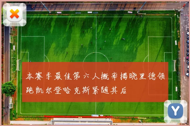 本赛季最佳第六人概率揭晓里德领跑凯尔登哈克斯紧随其后